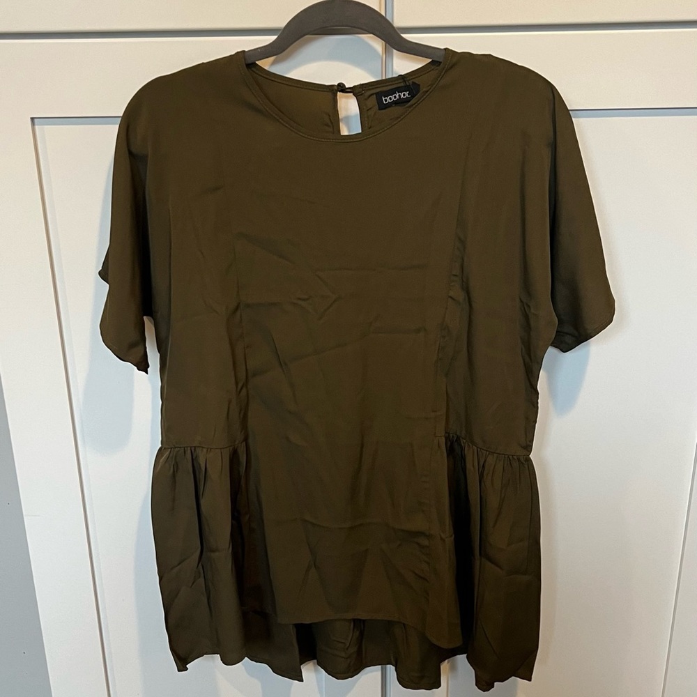 Maternity Tunic Dip Hem Smock Top